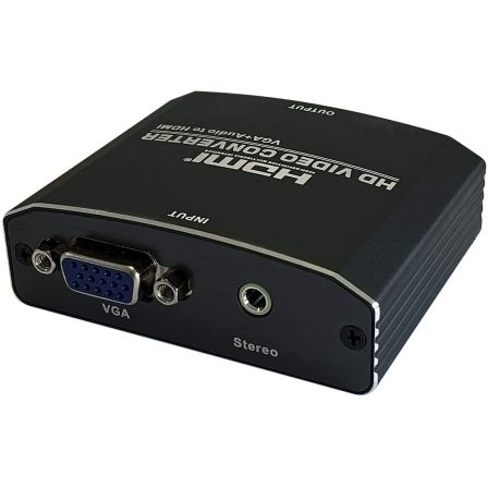 Aisens Conversor SVGA/Audio a HDMI Negro A115-0386
